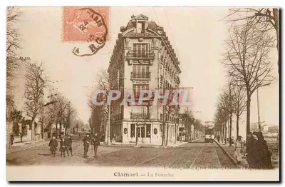 Clamart — La Fourche — J. Hano, editor, 4, rue Hebert, Clamart. Repros. inédit.
