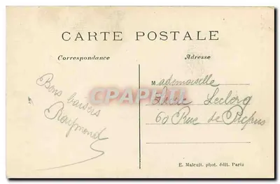 Vincennes — Katedra zamku — E. M. n° 3431 — Rewers