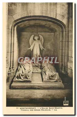 Montmorency — A Igreja de São Martinho — Túmulo dos Heróis Poloneses — Editor Ellen, n°45