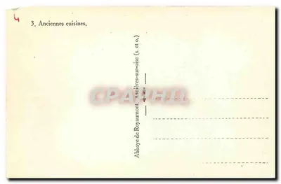 Stare kuchnie — Abpia de Royaumont, Asnières-sur-Oise — Rewers