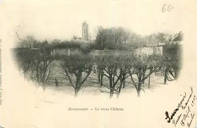 Beaumont — A vista do velho castelo — imp. Luc. J. Fremont, Beaumont-sur-Oise — n°66