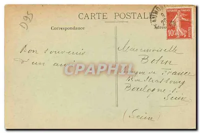 Beaumont-sur-Oise — Restos do antigo Ponte e Ponte provisória — Coleção V. Gaudefray — Verso