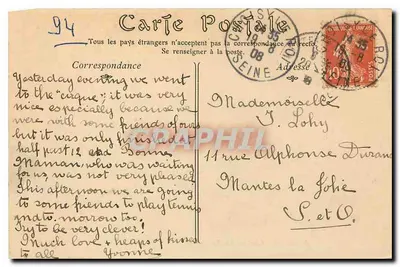 Choisy-le-Roi — O Ponte — Editor: P. Fiollin, n°8 — Verso