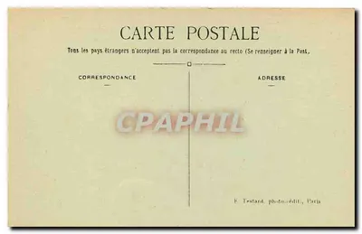 As margens do rio Marne de LA VARENNE a CHAMPIGNY — Passagem do barco que presta o serviço da Ilha do Amor — E.M. n°3309 — Verso