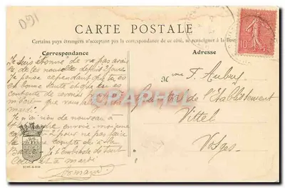 Savigny-sur-Orge — O Castelo de Grandvaux — Edição de L'Orge, A. Tixenet, n°18 — Verso