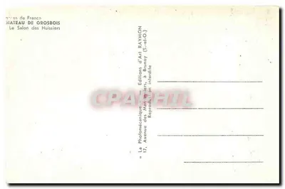 Castelo de Grosbois — Sala dos Guardas — Éditions d'Art Brunoy — Verso