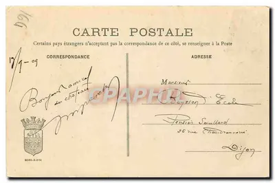 Savigny-sur-Orge (S.-et-O.) — O Castelo — Edição de l'Orge A. Thévenet — Verso