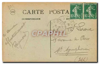 Montlhéry Pittoresque — A Torre de Montlhéry — editor S.-t-l-O. — Verso