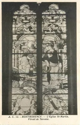 Montmorency — A Igreja de São Martinho — Vitral de Turenne — A.C. 12
