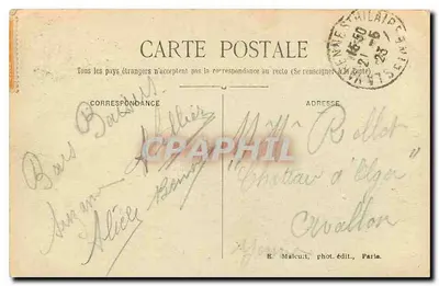 La Varenne-Chennevaux — A Marne e os Coteaux — E.M. n°4893 — Verso