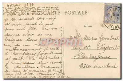 As margens da Marne de LA VARENNE a CHAMPIGNY — E.M. n°4949 — Verso