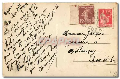 Meymac — O Viaduto das Farges — Editor J. Léon, Meymac — Verso