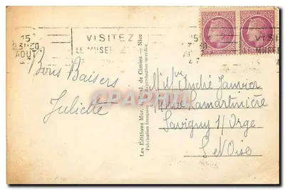 Vista generale di Nizza — vista dal Castello — Les Éditions Mar. de Cimiez — Verso
