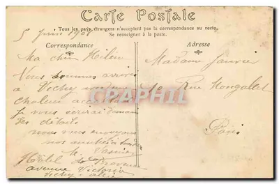 Vichy — Het Casino, Avondconcert — ND Fot. n°297 — Achterkant