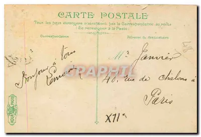 Vichy. Um canto do Parque — L. VEC — n°10 — Verso