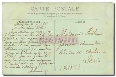 Chaumont — Wioska i Zamek — LL. — Rewers