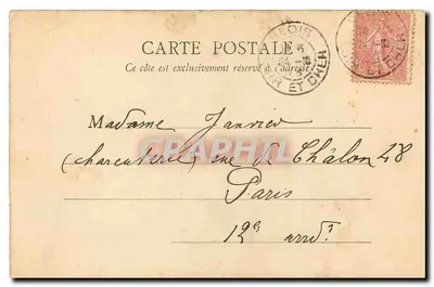 Blois — La Halle — B.F. Paris, n°28 — Verso