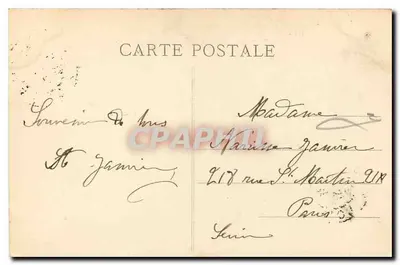 Castello di BLOIS — Facciata di Francesco I vista dai Giardini del Re Prima della sua Restauro — Editore non visibile — Verso