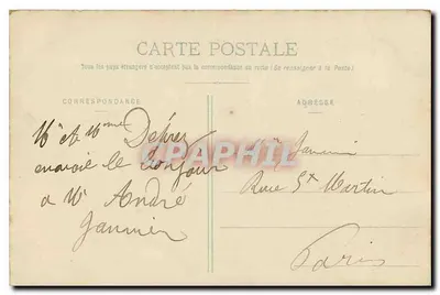 Floresta de Villers-Cotterêts — Equipage Menier — Hallali em pé no Gré da Roque — Verso