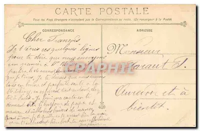 Toulon - Vista generale, presa dal Mont-Faron — Galeries Modernes - Rue Racine, Toulon — Verso
