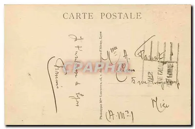 Lyon illustré — Most Morand i wzgórza Fourvière — M.F. n°40 — Rewers