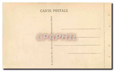 Paryż — Katedra Notre-Dame (fasada) — wydawca A. Lecoute, 38, r. Ste-Croix-de-la-Bretonnerie, Paryż — Rewers
