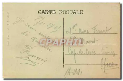 Marselha - N.-D. de la Garde — editor não visível, número de série ilegível — Verso