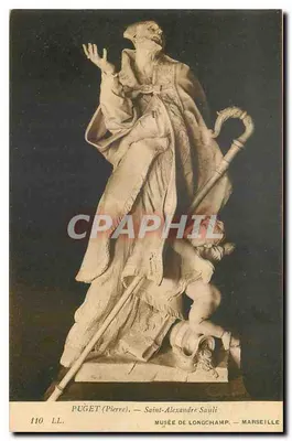 São Alexandre Sauli — estátua de Pierre Puget — Museu de Longchamp — Marselha