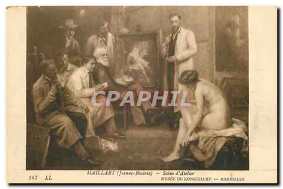 Cena de Atelier — Maillart (Jeanne-Beatrix) — Museu de Longchamp — Marselha