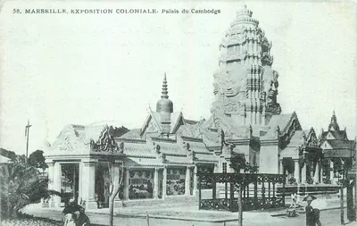 Marselha, Exposição Colonial - Palácio do Camboja