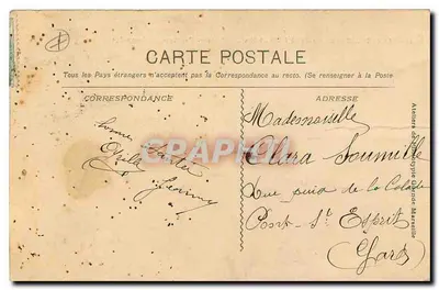 Marselha. Exposição Colonial. Pontes e Pavilhões do Camboja — Editor: 2503 — Verso