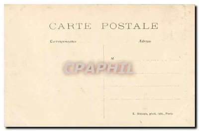 Vincennes — Interior do Forte - A Sala das Armas — E. M. — Verso