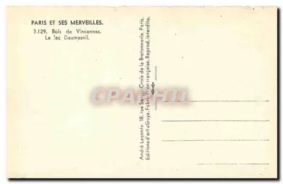 Bois de Vincennes — Lac Daumesnil — Wydawca Guy — Rewers