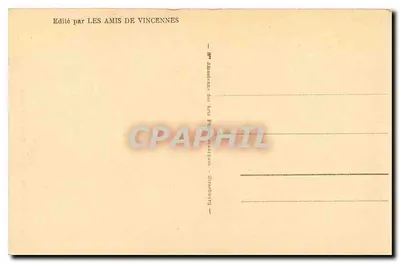 Vincennes - Wieża strażnicza - Pokój trzeciego piętra — wydawca LES AMIS DE VINCENNES, nr 37 — Rewers
