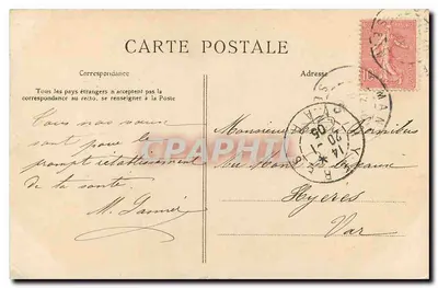 Vincennes — A Capela do Forte — Edição L. Giraud, 46, Avenida Herbillion, Saint-Mandé — Verso