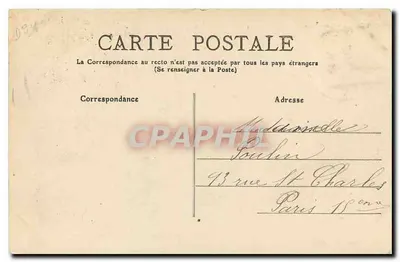 Bois de Vincennes — A Gruta do Lago Daumesnil — Edição Fleury, n°18 — Verso