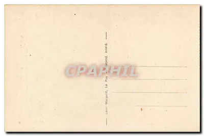 Langogne — Facha da igreja paroquial, belo portal gótico do século XVI — Côme — Verso