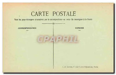 Malmaison — Pokój Josefiny — C.M. n°115 — Rewers