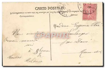 Angers — Zamek i Król René — Galerie Nourvères, Angers — Rewers