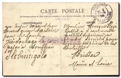 Język kolorów — Czerwony — Miłość, Pasion, Skromność — Fototypia A. Briant & Cie, Nantes — Rewers