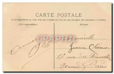Park Saint-Cloud — Aleja Centaura, z Goulottes — P. Marmuse, Paryż — Rewers