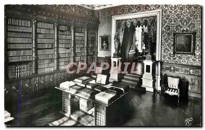 Castelo de Gros-Bois (S.-et-O.) — A Biblioteca — Ed. d'Art A.P. n°2.001