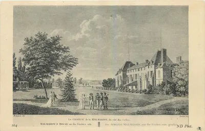 Castelo de La Malmaison — vista do lado dos jardins — ND Pbot.