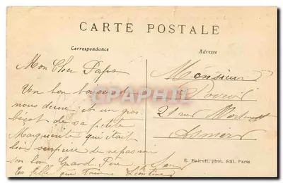 As Margens da Marne de LA VARENNE a CHAMPIGNY — E.M. — n°125 — Verso