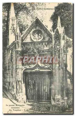 O portal do antigo mosteiro dos Templários — Montmorency — G.L.