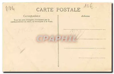 Le Perreux — A Marne, a Ilha do Moulin, à vista de pássaro. — Verso