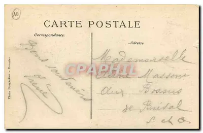 Dourdan — Muralha do Castelo-Forte — Foto Bougaudier — Verso