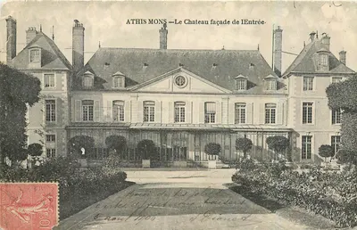 Athis Mons — O Castelo fachada da Entrada.