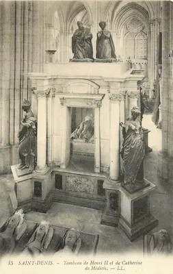 Saint-Denis — Túmulo de Henrique II e de Caterina de Médicis — LL.