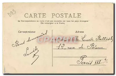 LE BOURGET — L'ÉTANG — Fototipo A. Rep & Pilliette a Château-Thierry — Verso